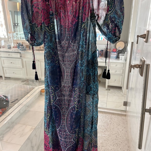 Sun-Kissed On Georgette Off-The-Shoulder Maxi Dress - Picture 5 of 15